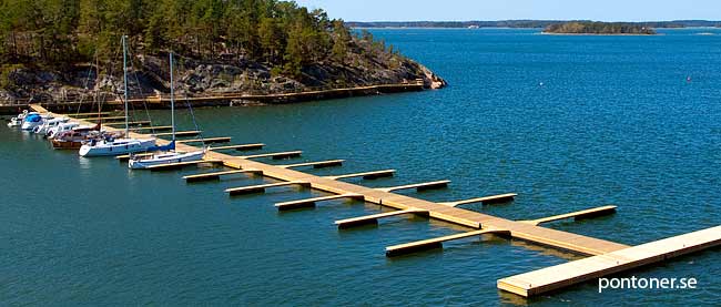 Harbour®-serien båthamn flytbryggor