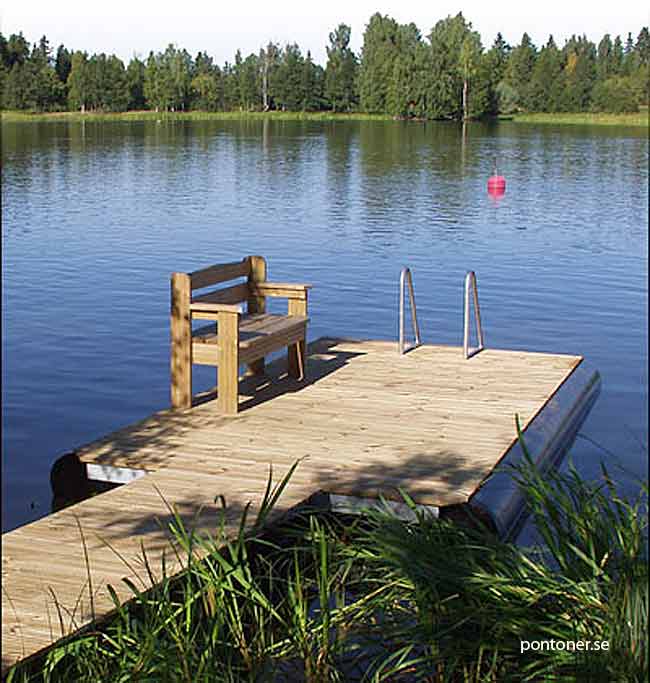 Pontony badbrygga