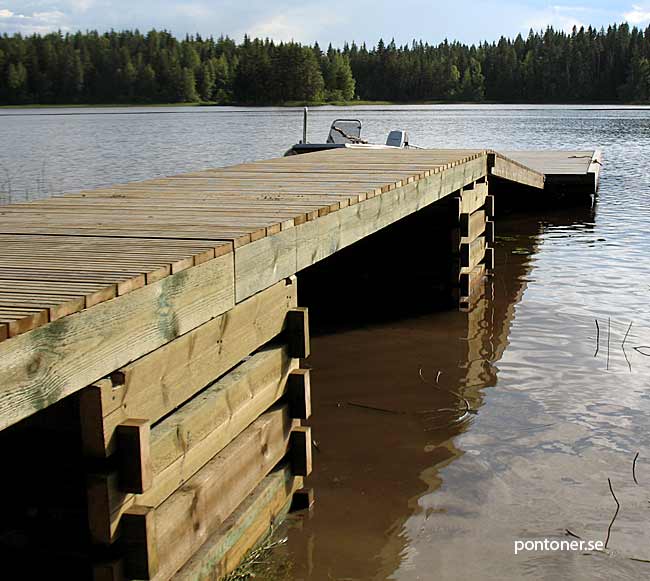 Landfäste flytbrygga