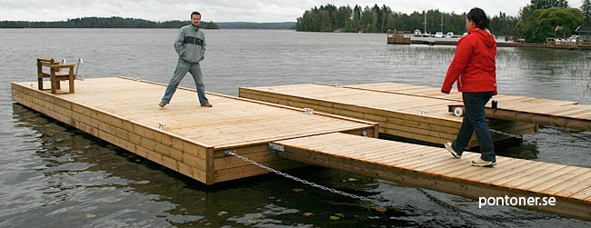 Stabila flytbryggor test