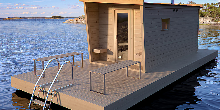 Att bestämma byggnad till sin bastuflotte