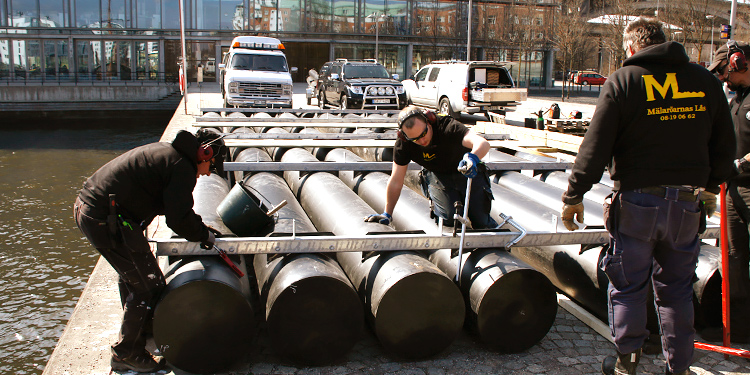 Att bygga hela eller delar av sin bastuflotte